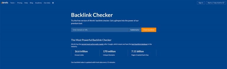 what are backlinks_Ahrefs Backlink Checker