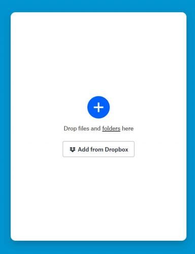 dropbox file transfer